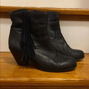 Sam Edelman Fringe Booties